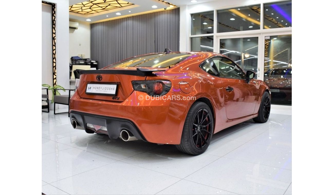 Toyota 86 GTX EXCELLENT DEAL for our Toyota 86 GTX ( 2014 Model ) in Orange Color GCC Specs