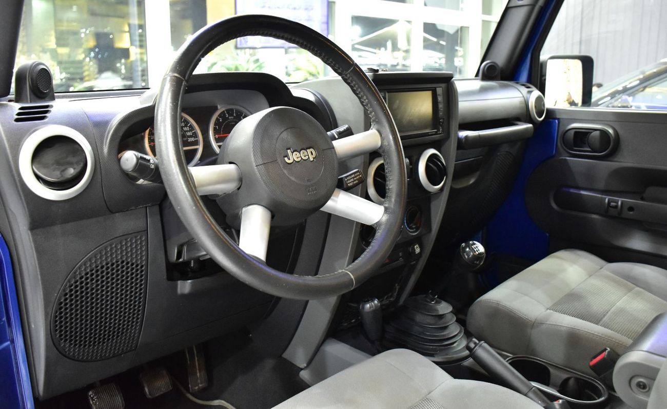 Jeep Wrangler EXCELLENT DEAL for our Jeep Wrangler Sahara ( 2009 Model ) in Blue Color GCC Specs