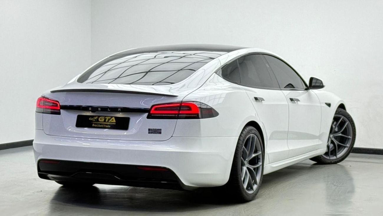 تسلا Model S Plaid (AWD) 2023 Tesla Model S Plaid Track Pack, 2027 Tesla Warranty, Full Tesla Service History, Lo