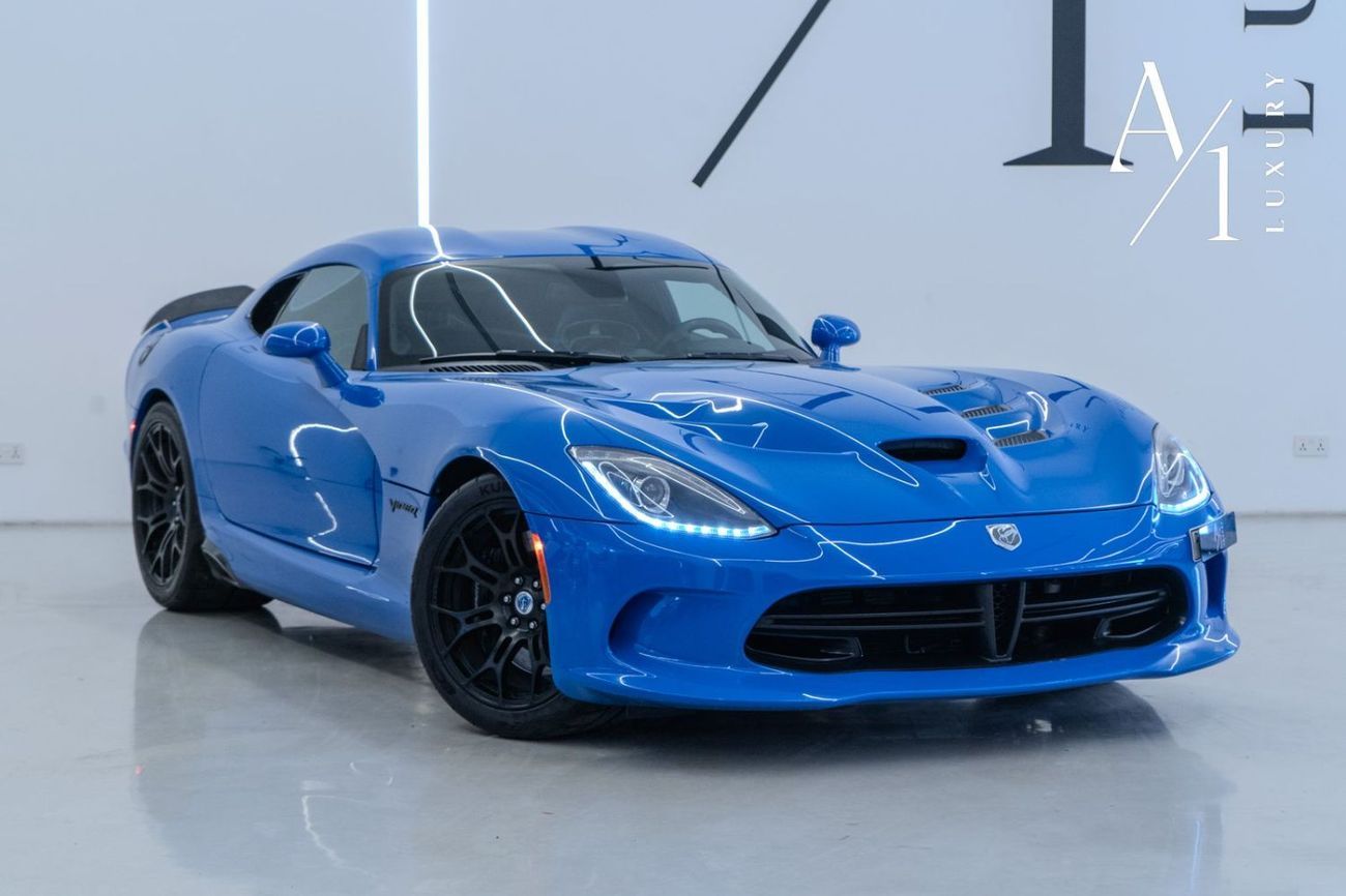Dodge Viper SRT10 8.4L 2015 Dodge Viper SRT, Full Dodge Service History, Competition Blue, Manual Transmission,