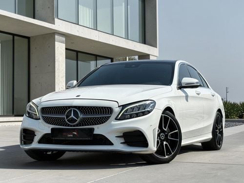 مرسيدس بنز C 200 AED 1,360 P.M | 0% DOWN PAYMENT | MERCEDES-BENZ C200 | 2020 | GCC SPECS