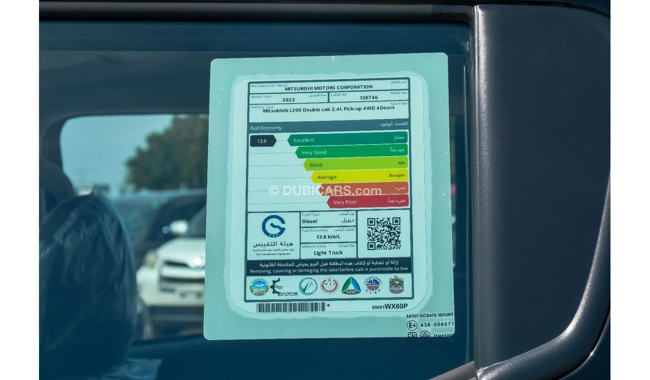 Mitsubishi L200 MITSUBISHI L200 2.4L DIESEL PICKUP 2023