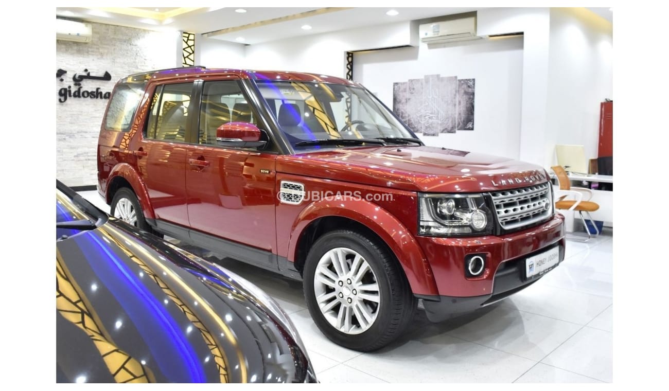 Land Rover Discovery EXCELLENT DEAL for our Land Rover LR4 SCV6 HSE ( 2015 Model ) in Red Color GCC Specs