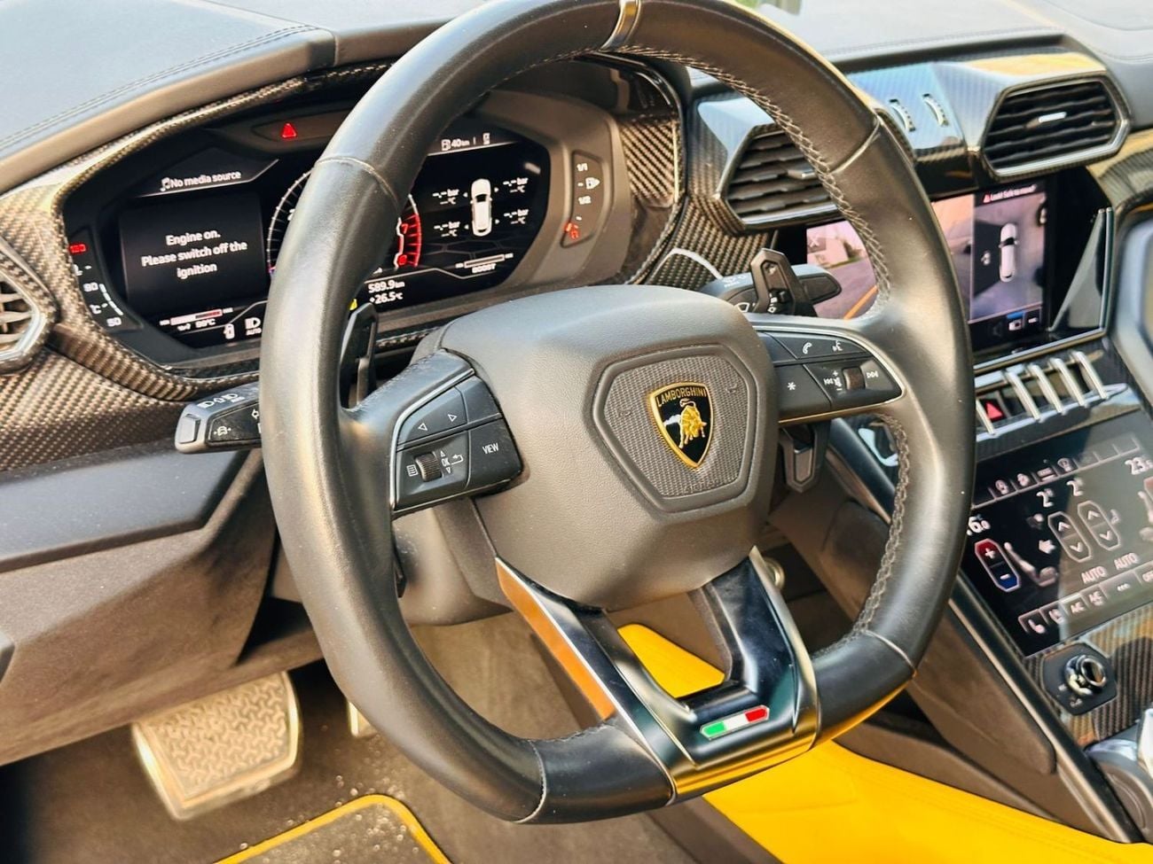 لامبورغيني اوروس AED 12,800 P.M. | 0% DP | LAMBORGHINI URUS | UNDER WARRANTY TILL FEB 2027 | GCC