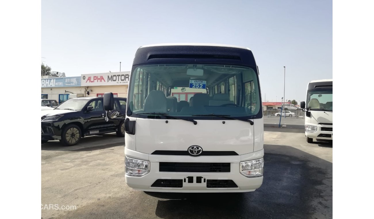 Toyota Coaster New 2019 4.2L Diesel 22 Seats +Cool Box +Curtain +Microphone