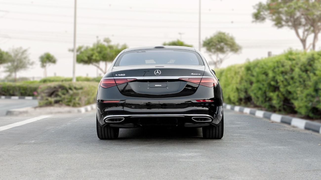 مرسيدس بنز S 580 2025 Mercedes Benz S 580 4Matic 4.0L AT Petrol (Black-Black)