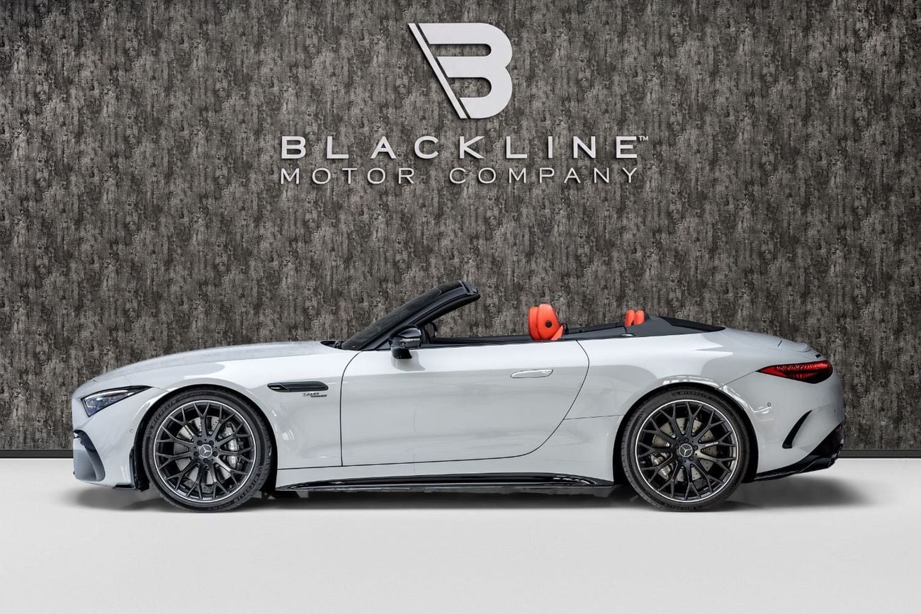 مرسيدس بنز SL 43 AMG رودستر اشترِ الآن، وادفع في عام ٢٠٢٧ | معيار بلاك لاين | ضمان مرسيدس ٢٠٣٠ + عقد خدمة، دول مجلس التعاون الخل