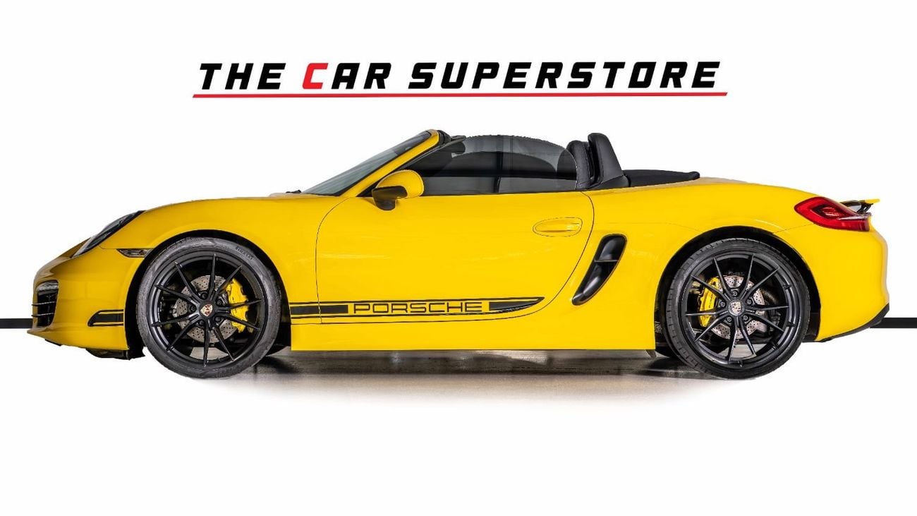 بورش بوكستر 718 Sport Chrono Package-Black Styling Package-Yellow Brake Callipers