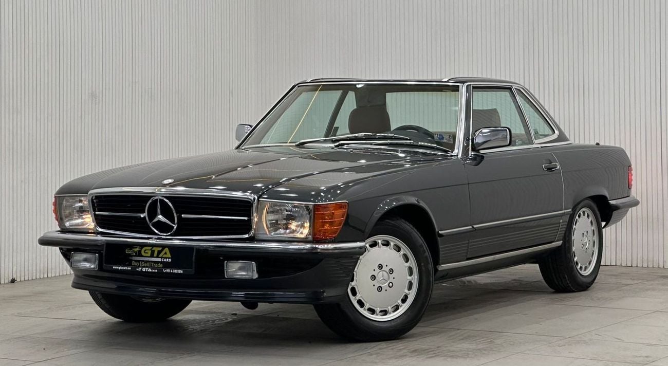 مرسيدس بنز SL 560 1988 Mercedes Benz 560SL, Low Kms, Excellent Condition, Canadian Specs