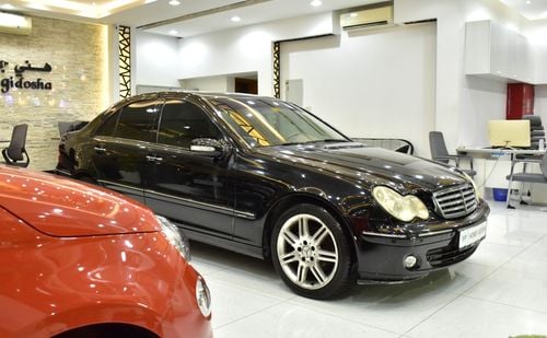 Mercedes-Benz C 180 EXCELLENT DEAL for our Mercedes Benz C180 Kompressor ( 2007 Model ) in Black Color GCC Specs
