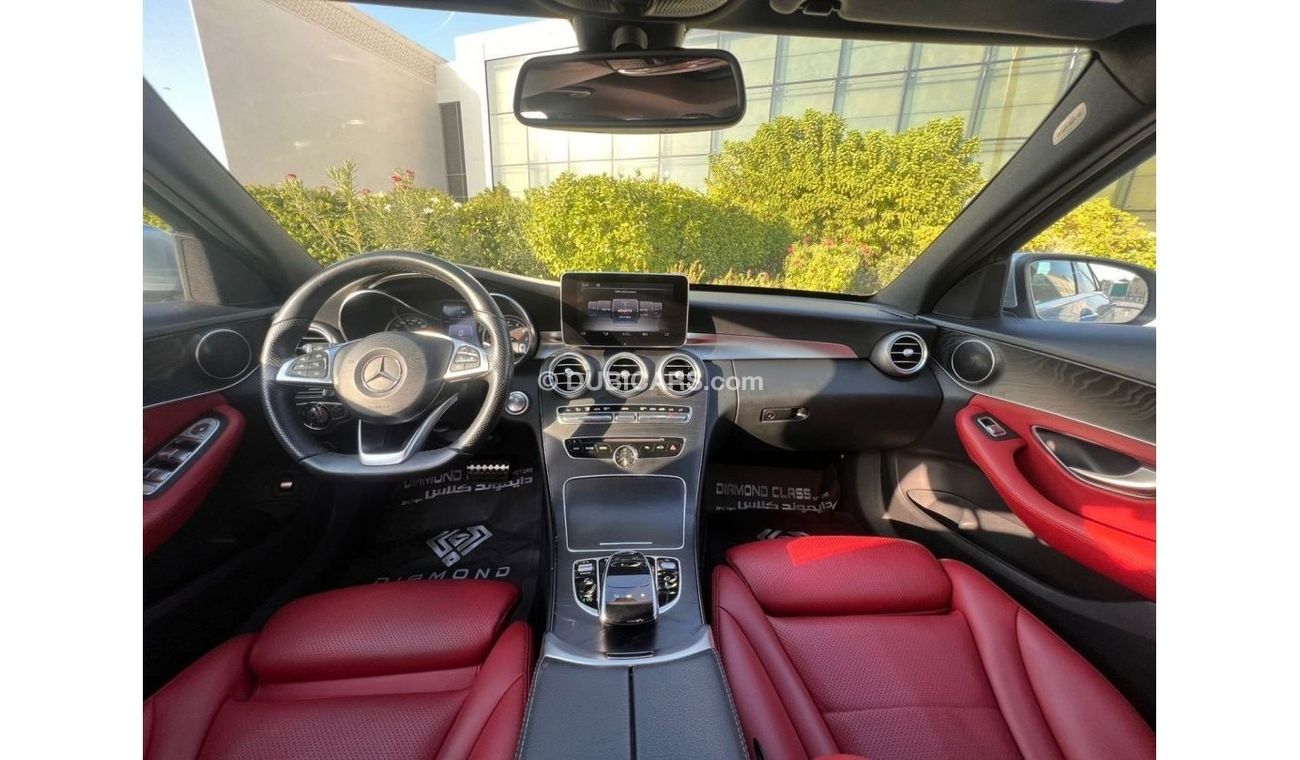 Mercedes-Benz C 200 AMG Pack Mercedes C200 AMG  Panoramic  2017 GCC  Under Warranty