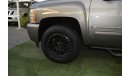 Chevrolet Silverado Pickup model 2009 imported silver color, equipped with two sides, half tyote wheels, sensors cruise