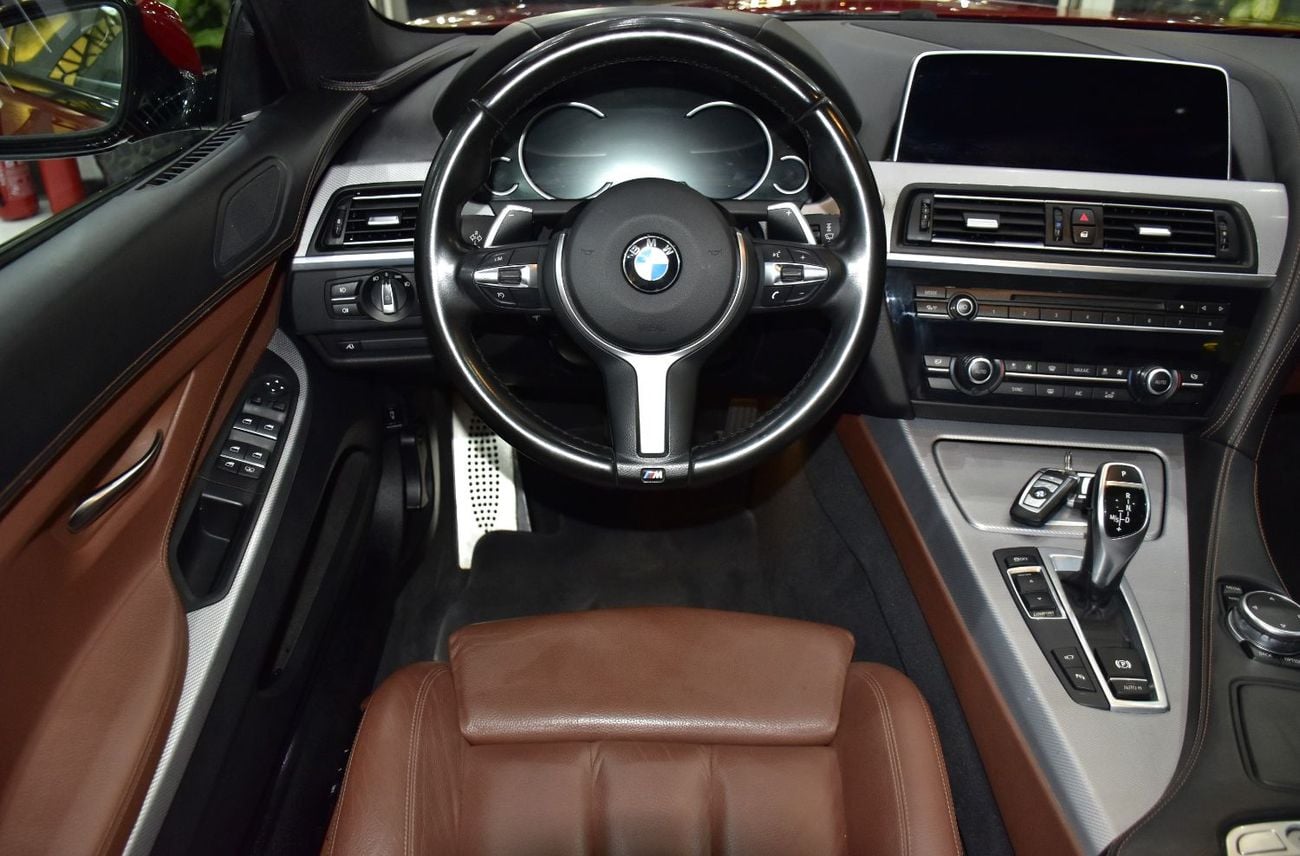بي أم دبليو 640i EXCELLENT DEAL for our BMW 640i GranCoupe M-Kit ( 2016 Model ) in Red Color GCC Specs