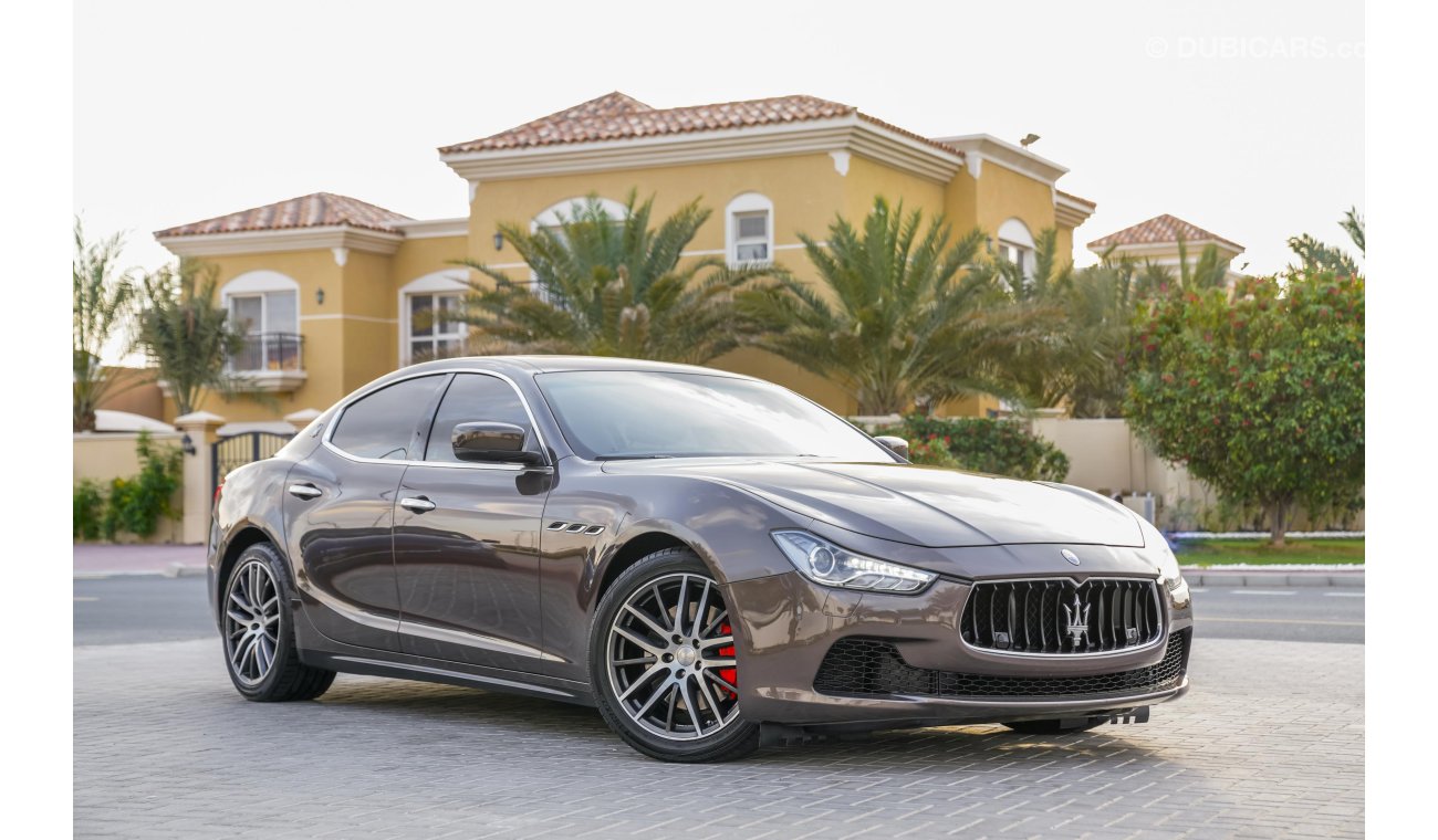 Maserati Ghibli | AED 2,135 Per Month | 0% DP | Fully Loaded! - Exceptional Condition!