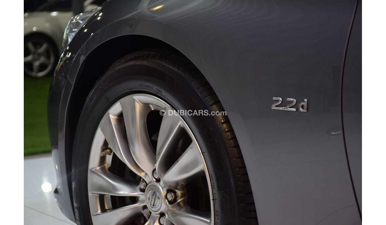 Infiniti Q50 ( DIESEL ديزل ) EXCELLENT DEAL for our Infiniti Q50 2.2 D 2016 Model!! in Grey Color! Japanese Specs