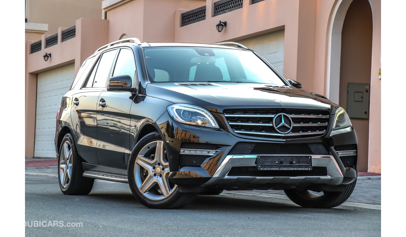 Mercedes-Benz ML 350 2013 GCC under Warranty with Zero Down-Payment.