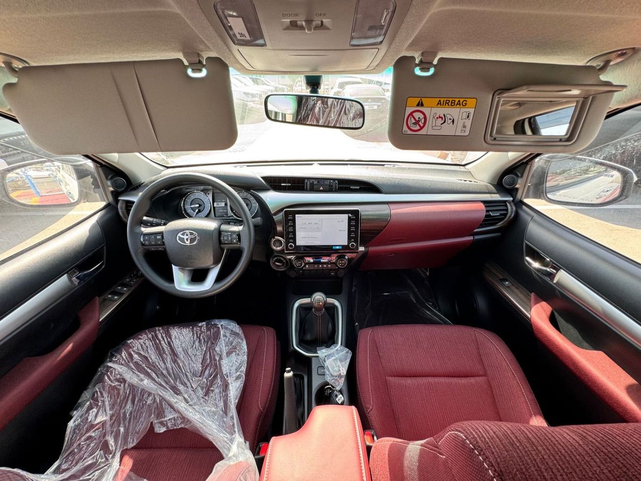 تويوتا هيلوكس TOYOTA HILUX DC 4X4 2.7L M/T FULL PUSH WOOD CRUISE BSM CAM