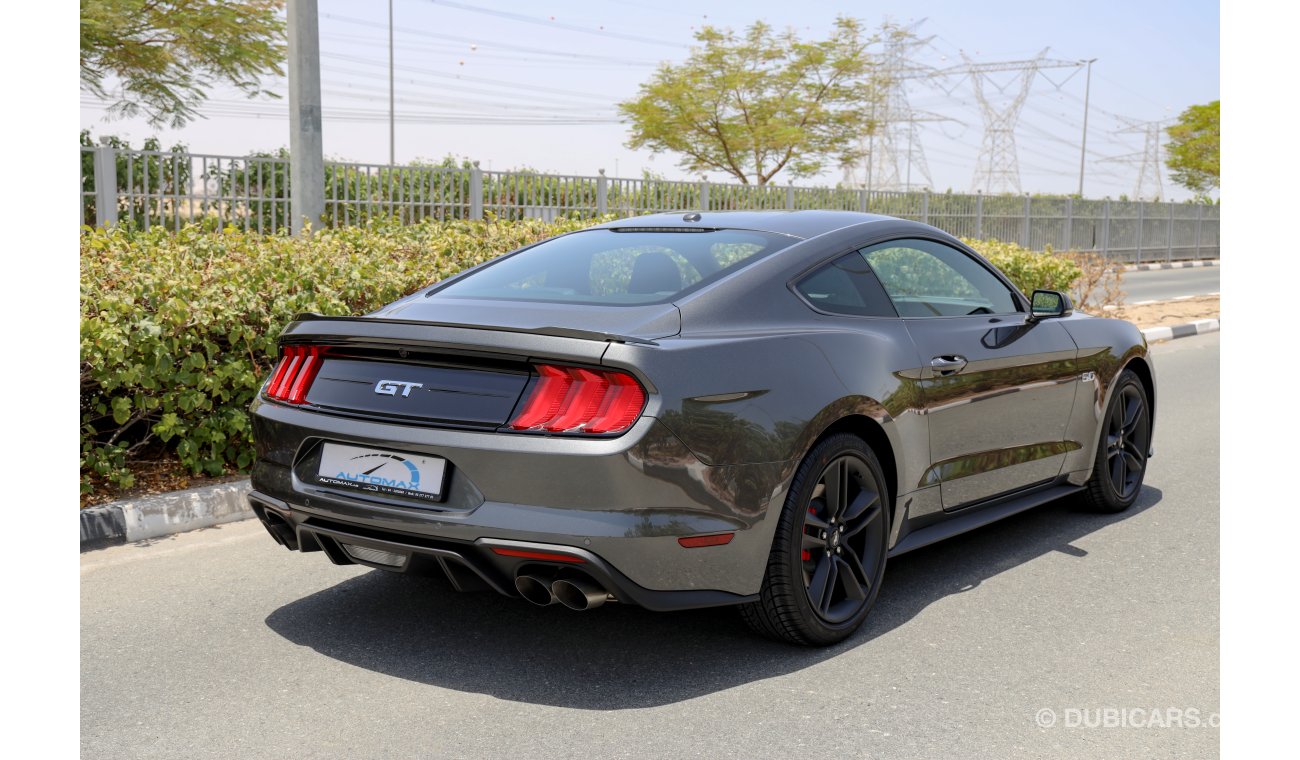 فورد موستانج 2020 GT بلاك إيديشن, 5.0, V8 , ,عداد رقمي,3 سنوات أو 100K كم ضمان+K60كم صيانة