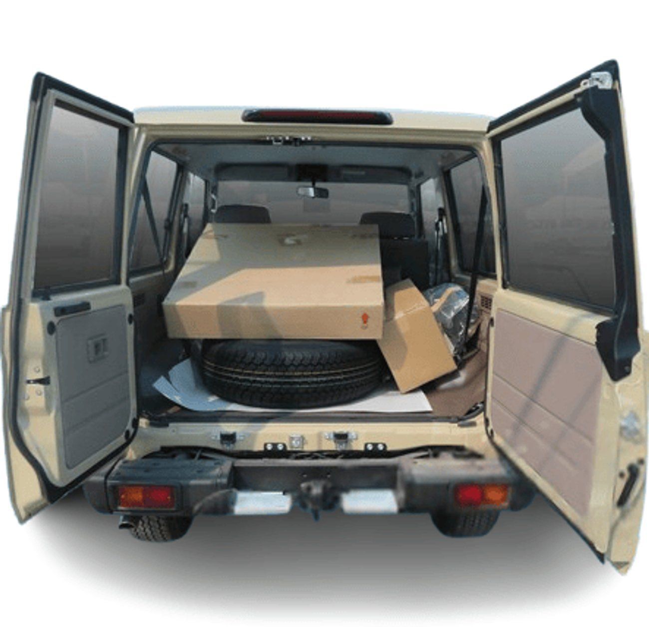 تويوتا لاند كروزر 70 ECT0012 - Toyota LC71 Hardtop SWB V ZT - 4.0L Petrol Manual Beige