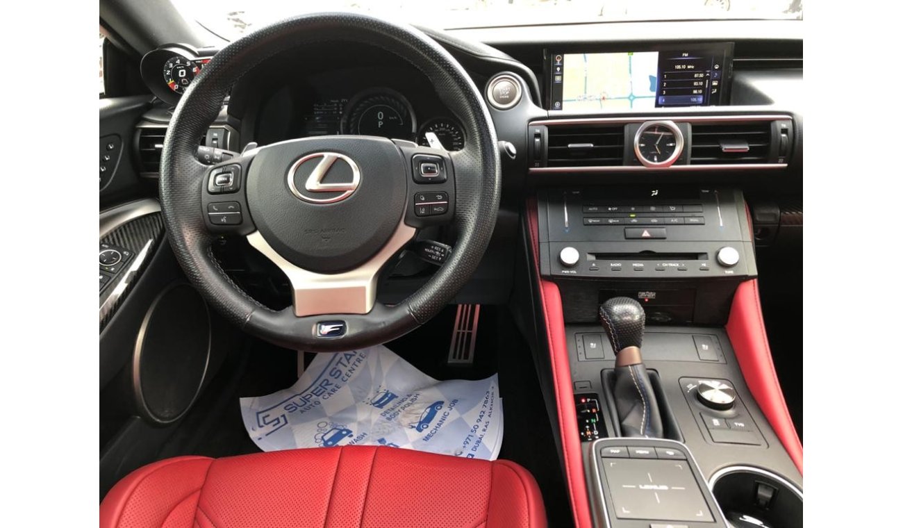 Lexus RC F GCC DEALERSHIP WARRANTY IN MINT CONDITION