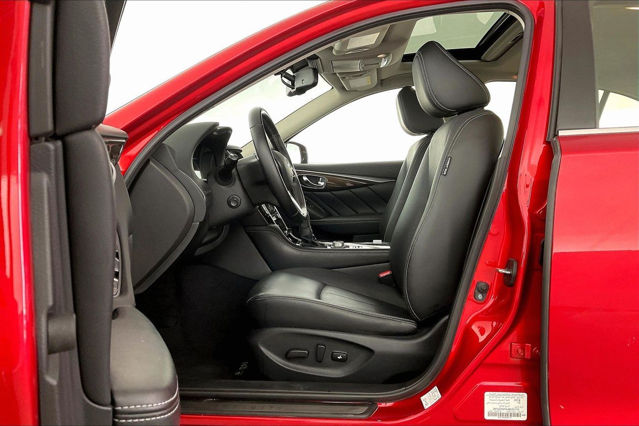 إنفينيتي Q50 Premium / Luxe | شامل الضمان | 0 ﺪﻔﻋﺓ ﺃﻮﻟﻯ