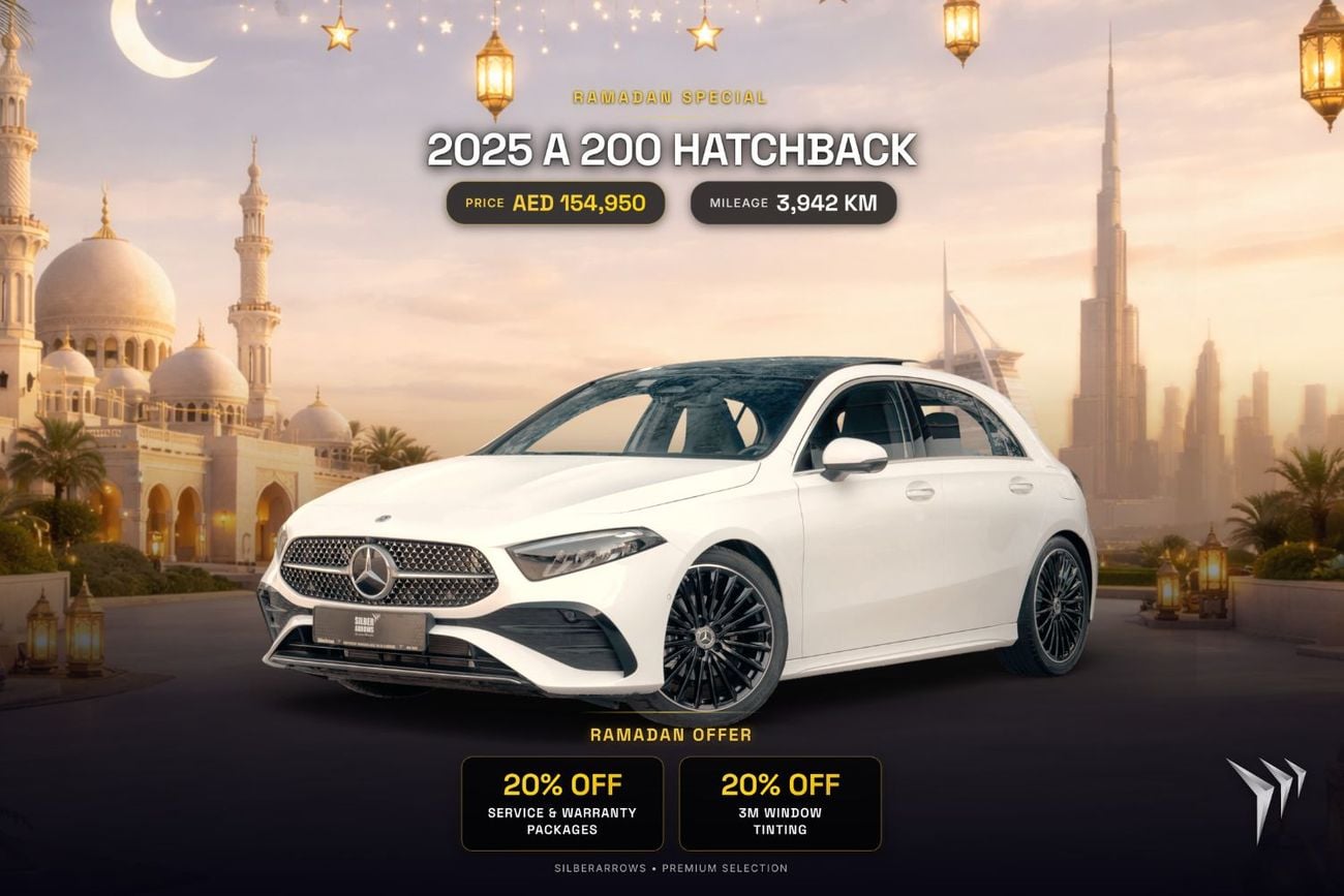 Mercedes-Benz A 200 AMG Gargash Service and Warranty Package | 0% Downpayment | 2,227 P/M