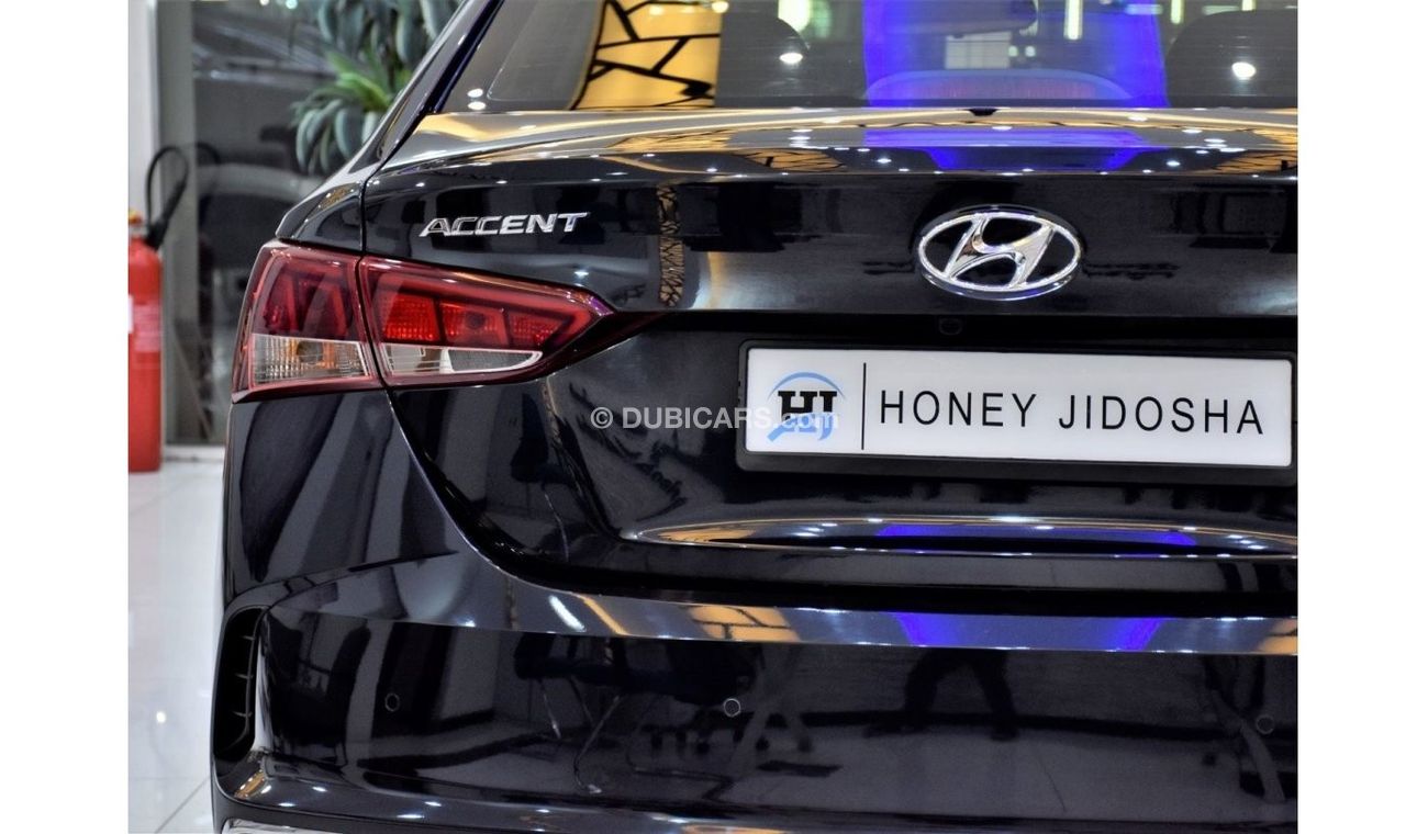 Hyundai Accent EXCELLENT DEAL for our Hyundai Accent 1.6 ( 2022 Model ) in Blue Color GCC Specs