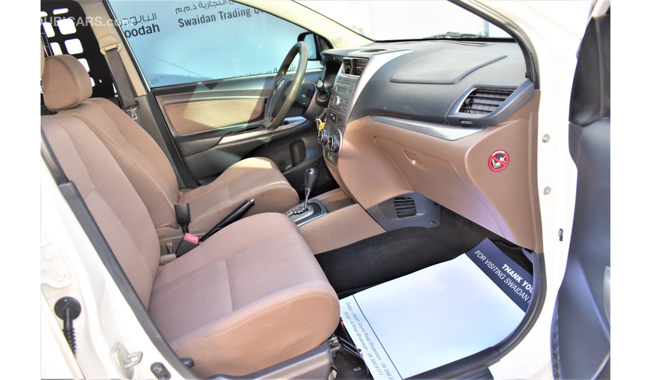 Toyota Avanza 1.5L GLS VAN 2STR 2017 GCC