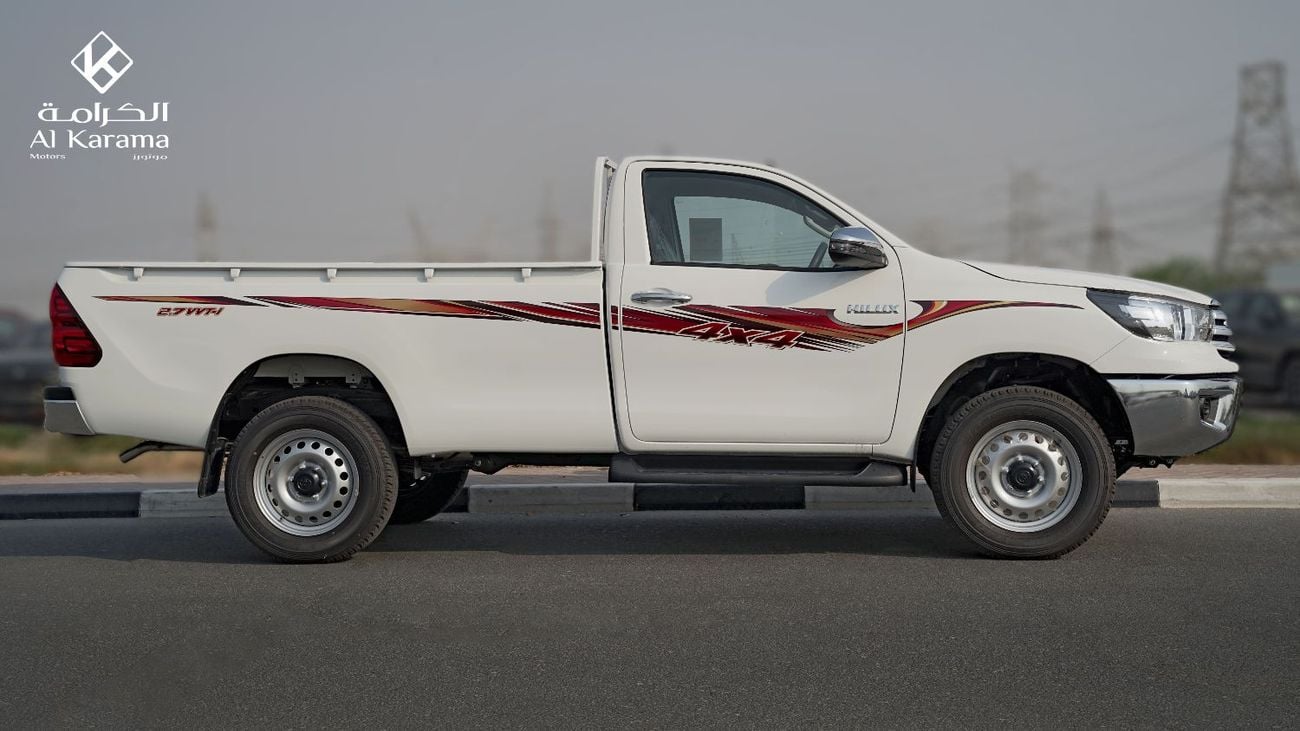 تويوتا هيلوكس GLX 2.7L GLS - 4x4 Manual Transmission | Diff Lock | Rear Camera | Single Cabin