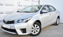 Toyota Corolla 2.0L SE 2016 GCC WITH DEALER WARRANTY