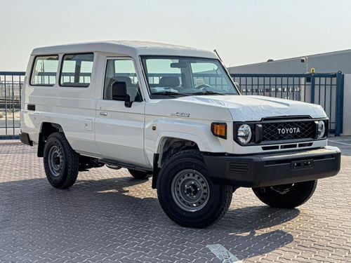 Toyota Land Cruiser 70 2024 Toyota LC78 2.8 Hard Top - White inside Bluish Grey | Export Only