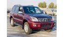 تويوتا برادو TOYOTA PRADO DIESEL ENGINE RIGHT HAND DRIVE  RED COLOUR FULL OPTION TOP OF THE RANGE