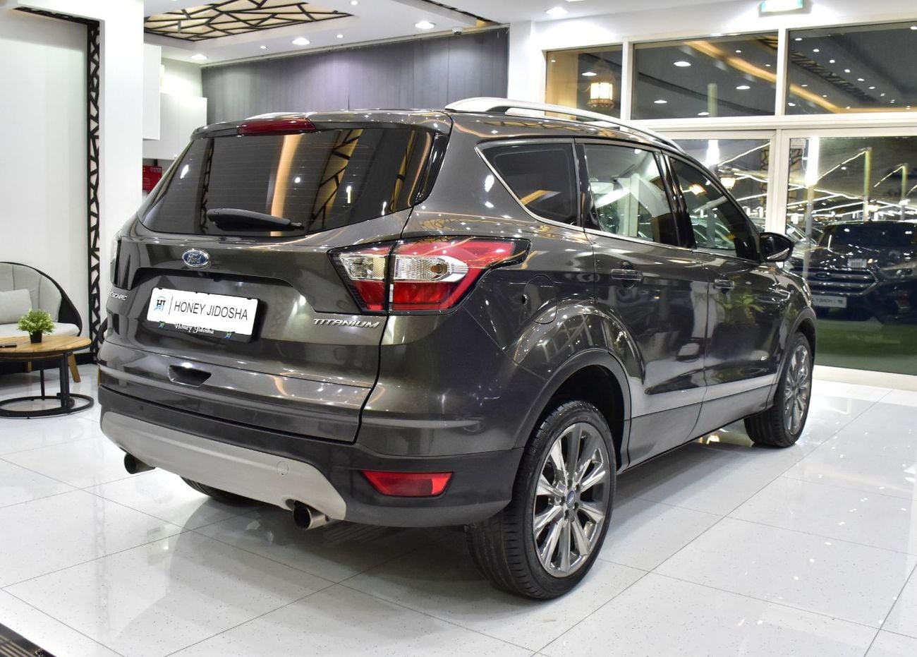 Ford Escape TITANIUM EXCELLENT DEAL for our Ford Escape Titanium AWD ( 2019 Model ) in Grey Color GCC Specs