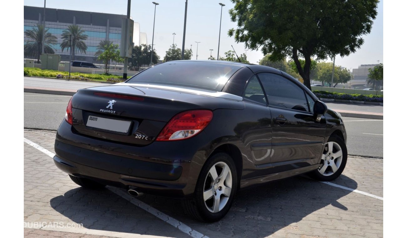 Peugeot 207 CC Agency Maintained in Perfect Condition