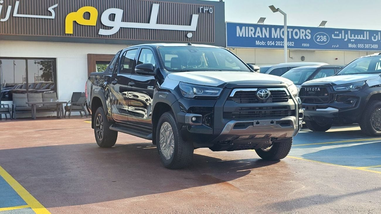 تويوتا هيلوكس 2.8 Adventure 4WD AT WITH COMPRESSOR YM2026 ATTITUDE BLACK
