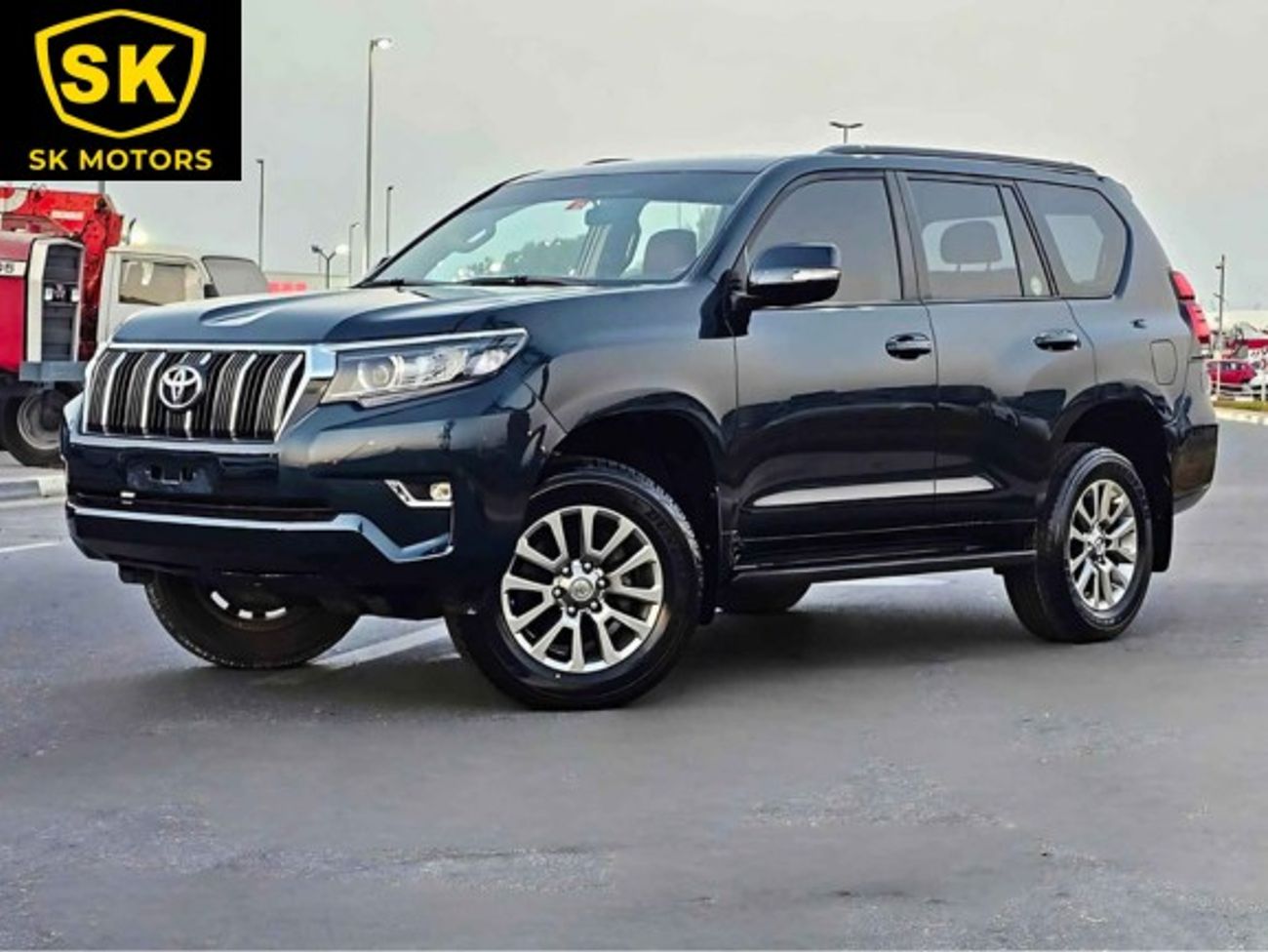 Toyota Prado GXR / SUNROOF/ BACK TYRE/ LEATHER SEATS/ LOW MILEAGE/ EXPORT ONLY / LOT# 204703