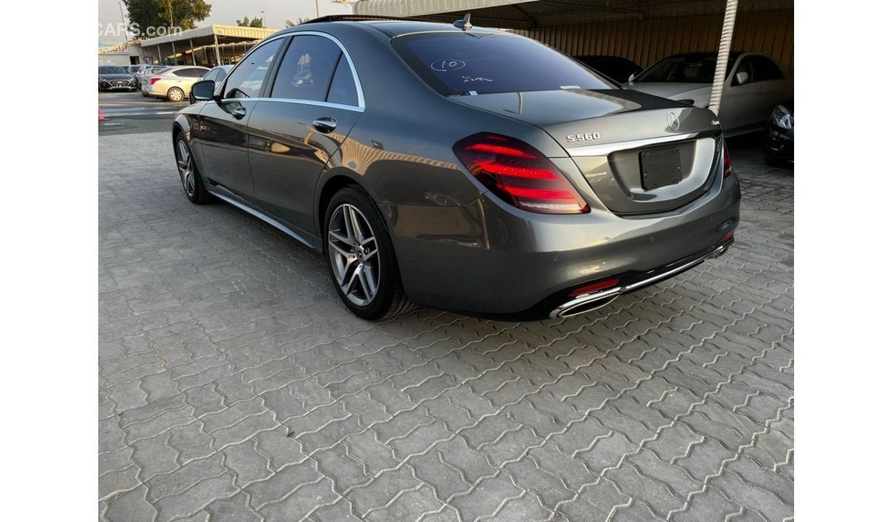 مرسيدس بنز S 560 اكسكلوسيف نسخة S 560L 2018 مستورد من اليابان اوراق جمارك