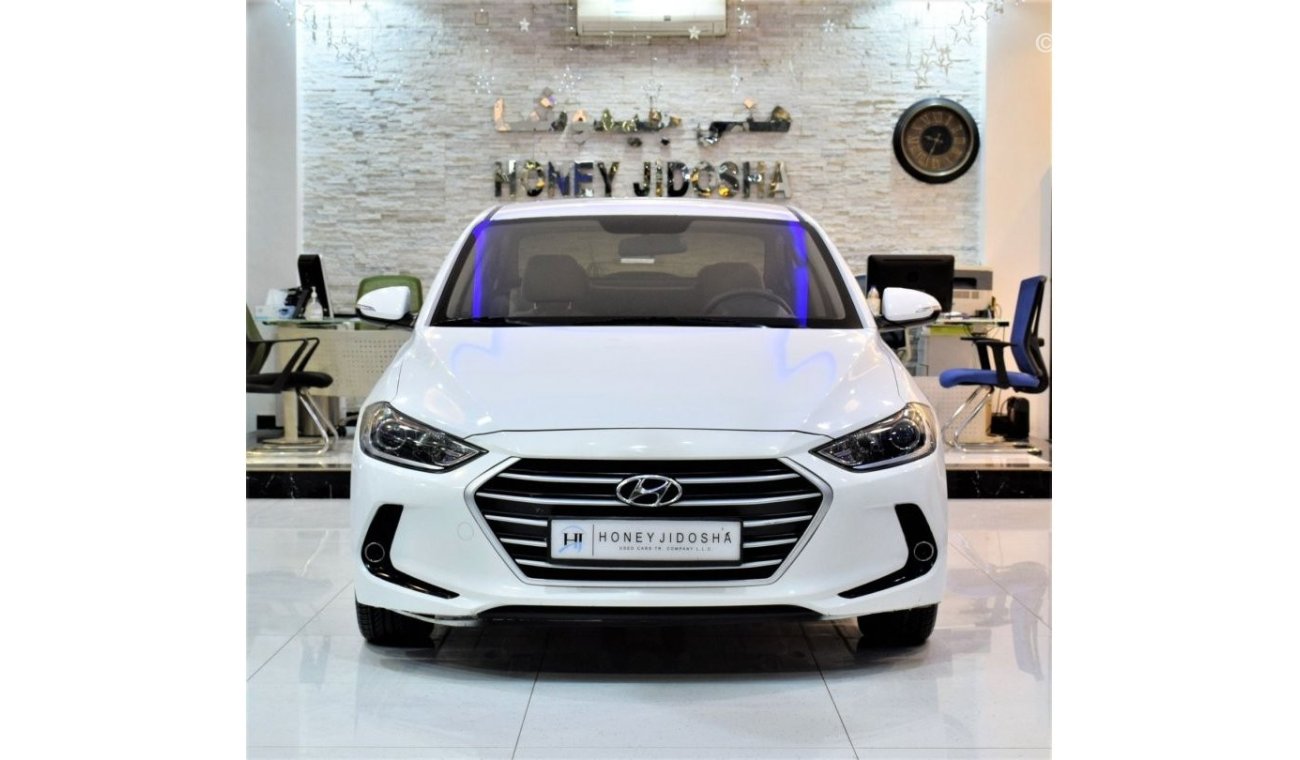 Hyundai Elantra EXCELLENT DEAL for our Hyundai Elantra 2018 Model!! in White Color! GCC Specs