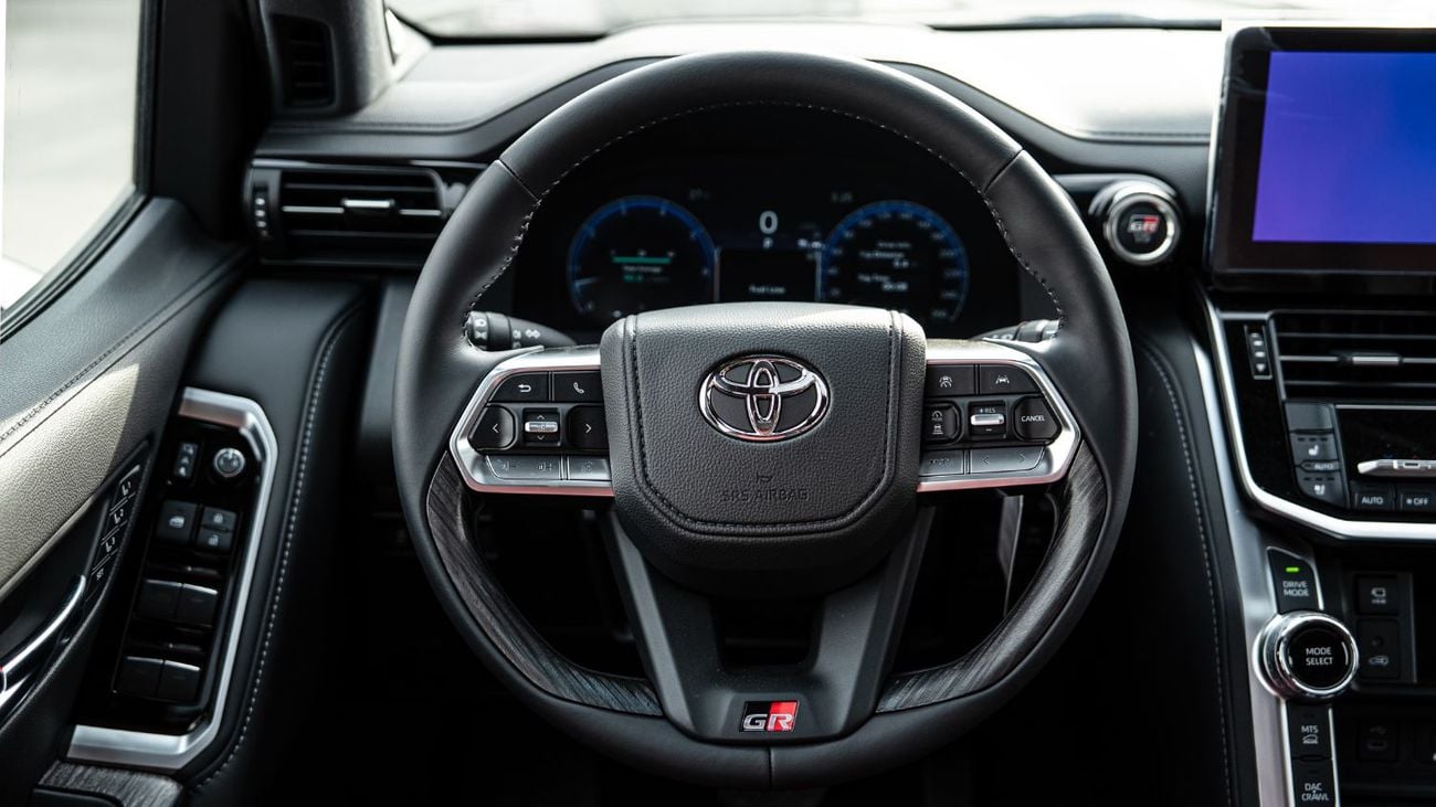 تويوتا لاند كروزر GRS 3.5L - Attitude Black-GR-S Black Inside Dark Red | Export Only