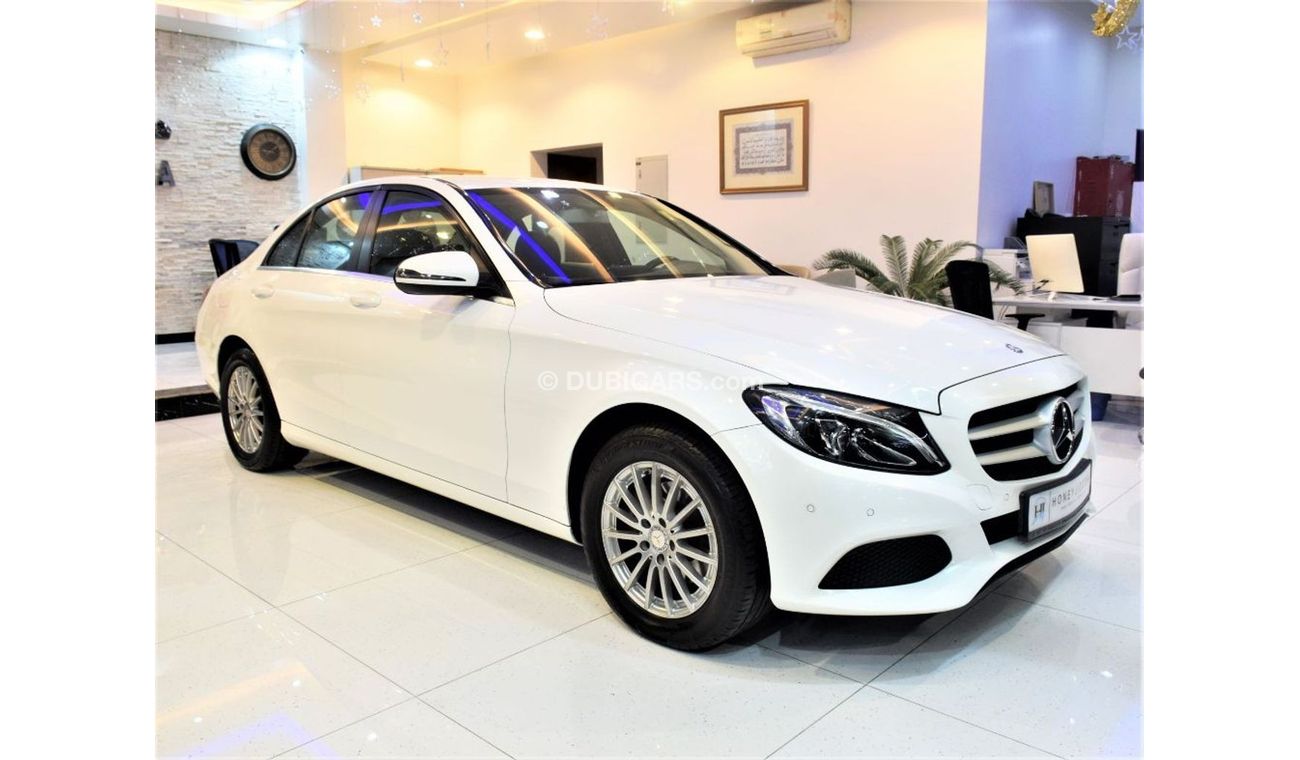 مرسيدس بنز C 180 AMAZING Mercedes Benz C180 1.6L 2016 Model!! in White Color! GCC Specs