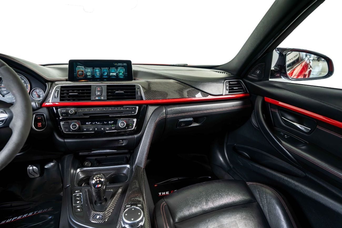 BMW M3 Competition 3.0L Rosso Corsa BMW Individual Color-Carbon Ceramic Brakes-Gold Brake Calipers