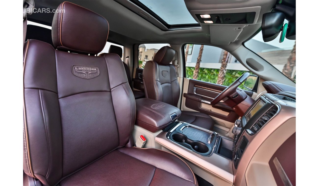 RAM 1500 1500 Laramie Longhorn Crew Cab | 2,526 P.M | 0% Downpayment | Full Option | Perfect Condition!