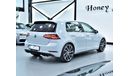 Volkswagen Golf EXCELLENT DEAL for our Volkswagen Golf R ( 2018 Model! ) in Pastel White Color! GCC Specs