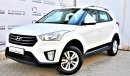 Hyundai Creta 1.6L GL 2018 GCC DEALER WARRANTY