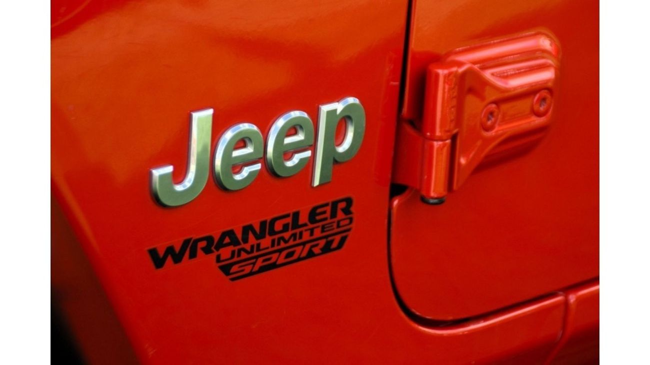 Jeep Wrangler Unlimited Sport JEEP WRONGLER 2021 RED INTERIOR