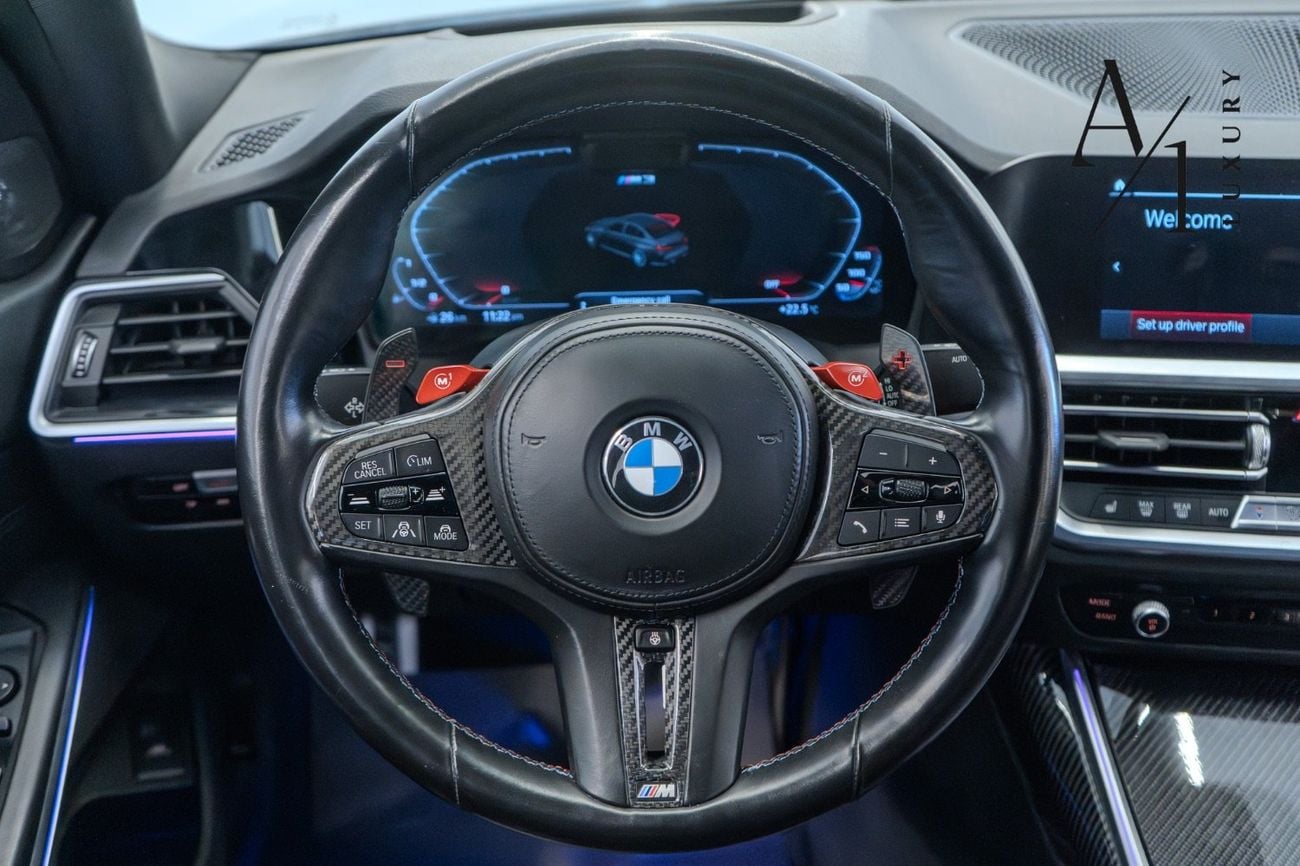 بي أم دبليو M3 COMPETITION 2022, Carbon Package, Excellent Condition, American Spec