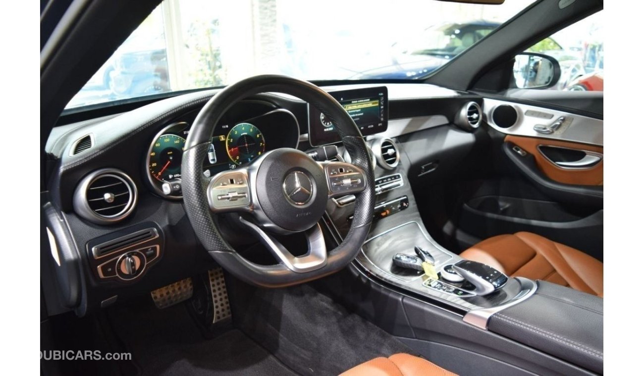 Mercedes-Benz C 200 Avantgarde صبغ وكاله | C 200 AMG | GCC Specs | Only 39,000 Kms | Single Owner | Original Paint | Acc