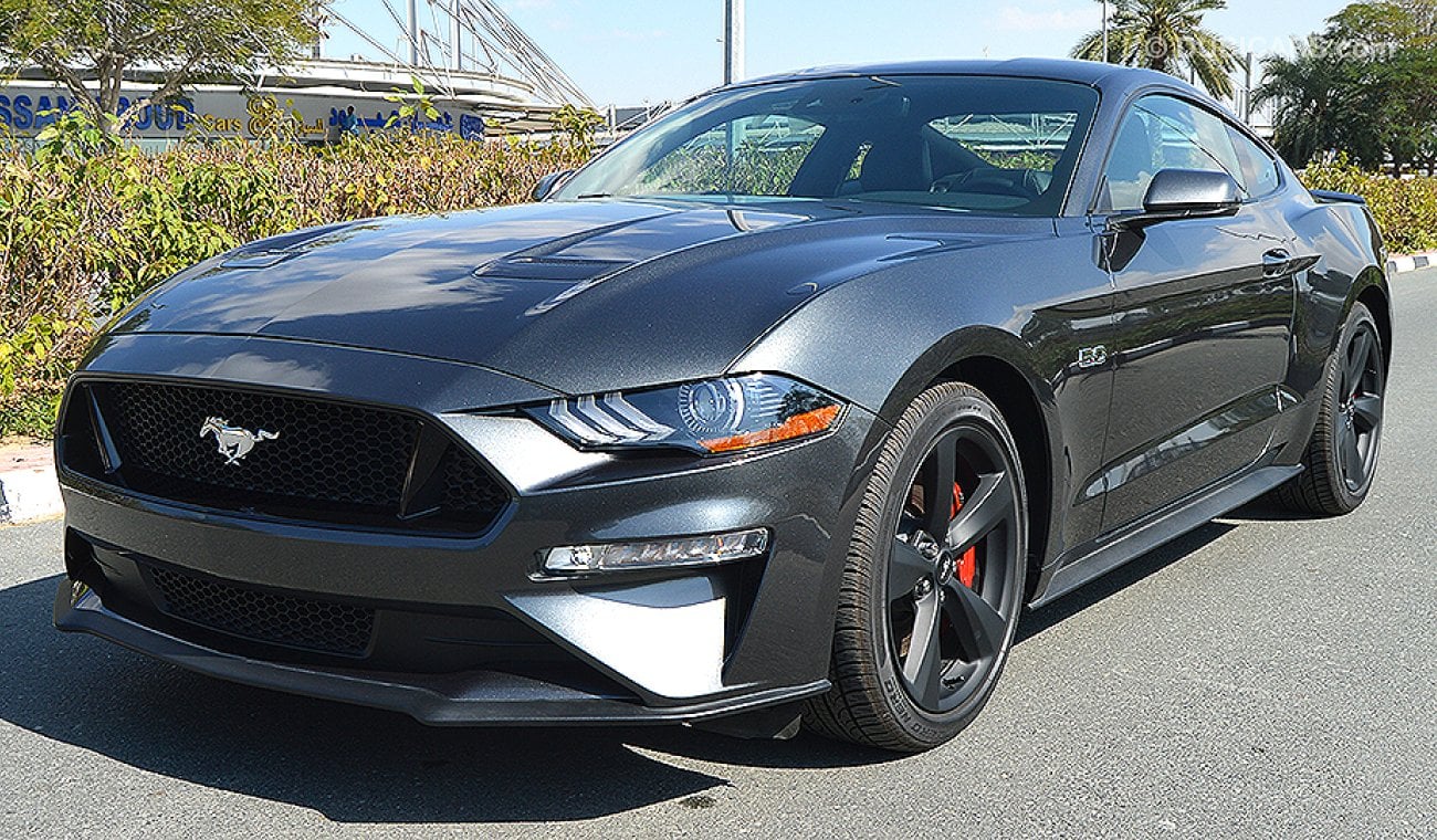 Ford Mustang 2019 GT Premium, 5.0 V8 GCC, 0km w/ 3Yrs or 100K km WTY + 60K km Service at Al Tayer