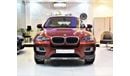 BMW X6 ( ONLY 53000KM ) AMAZING BMW X6 2014 Model!! in Maroon Color! GCC Specs