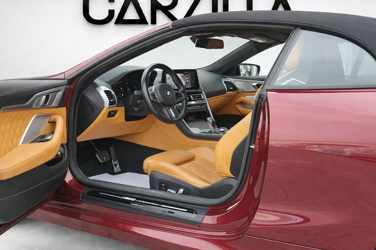 BMW M8 Competition 4.4L (617 HP) AED 7,246 P.M l 0% Down Payment l Competition Convertible l Carbon Core –